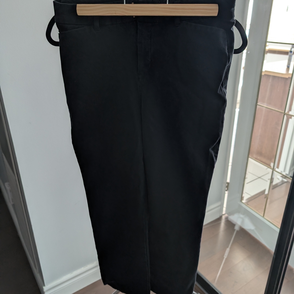 Black Straight Leg Pants